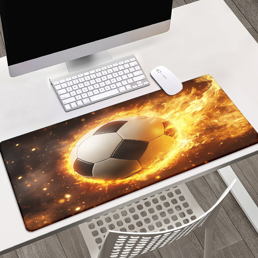 Gaming Accessories Brands - Brand Fire Soccer Mousepad Iron Art