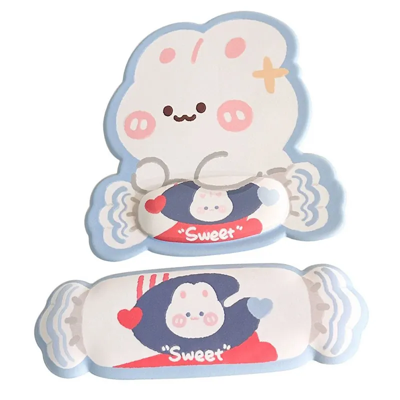 Gaming Accessories On Sale - Kawaii Rabbit Mouse Pad Keyboard Wrist