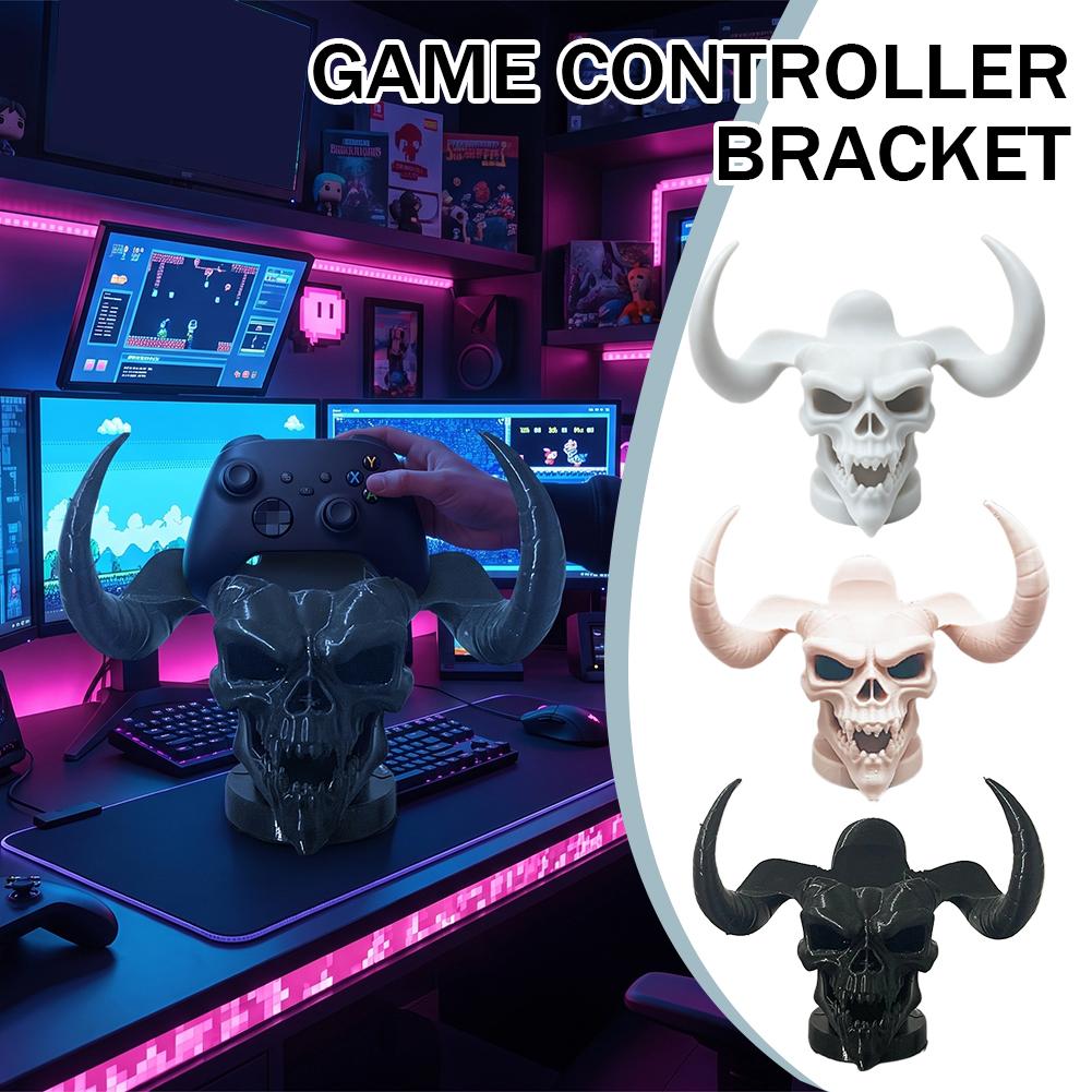 Gaming Home Accessories - Unique Devil Skull Horn Controller Holder
