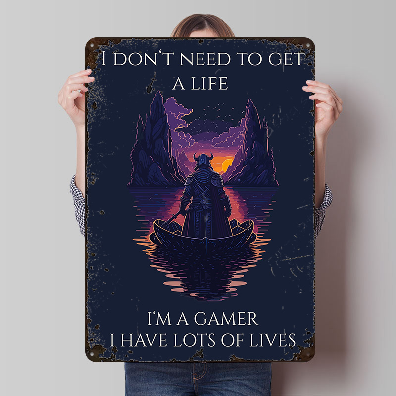 Vintage Gaming Accessories - Gaming Quote Printing Poster Customized Retro