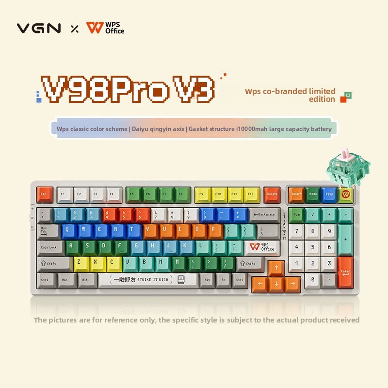 Gaming Accessories Brands - VGN V98Pro V3 Customized E-Sports Mechanical