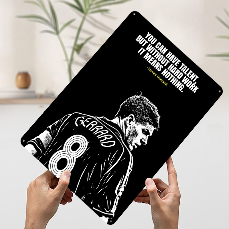 Steven Gerrard Quote Metal Pos - огляд і ціна Vintage Gaming Accessories