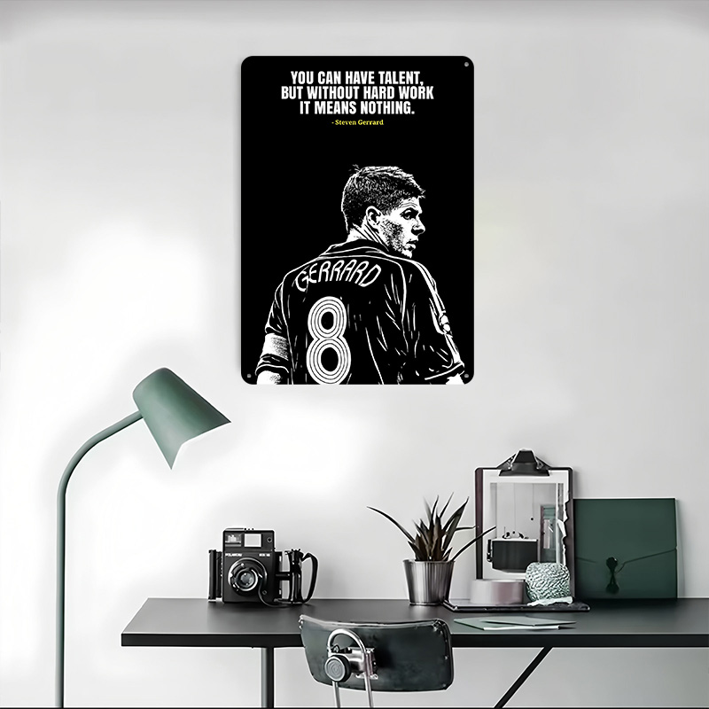 Steven Gerrard Quote Metal Pos - огляд і ціна Vintage Gaming Accessories