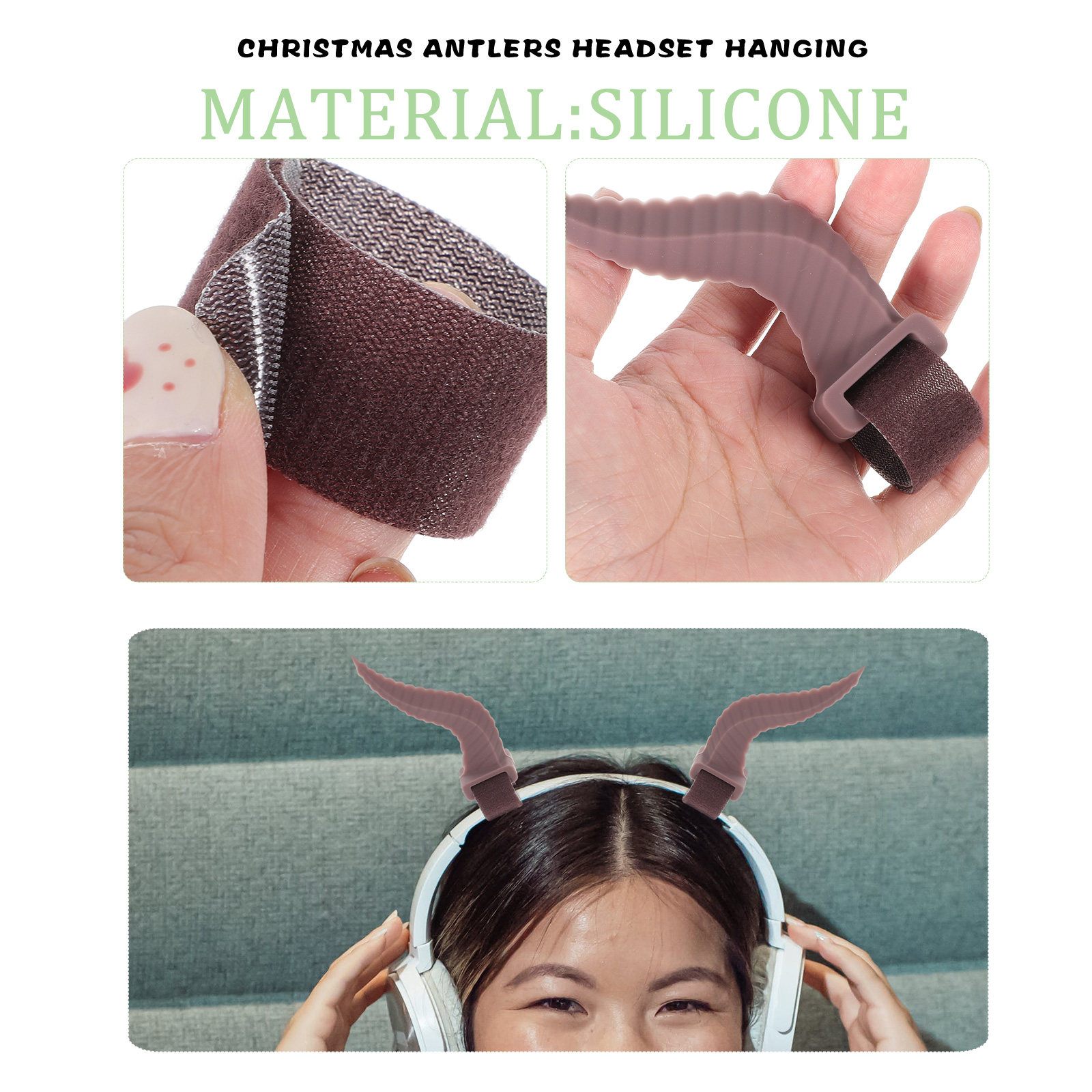 1Pair Ox Horns Headphone Decor - огляд і ціна Gaming Headphone Accessories