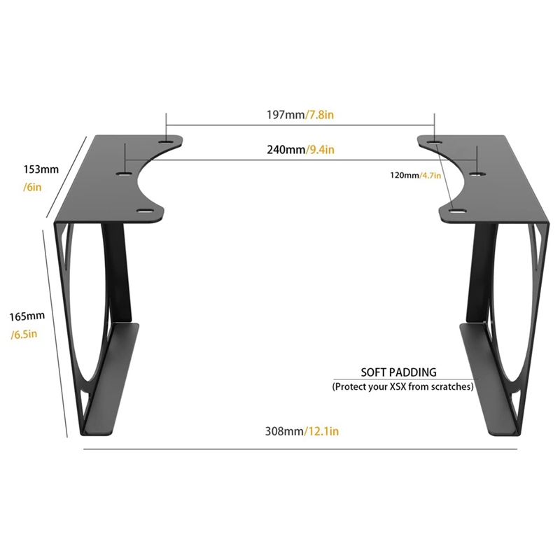 Game Console Stand Under Desk  - огляд і ціна Gaming Accessories For Xbox Series X