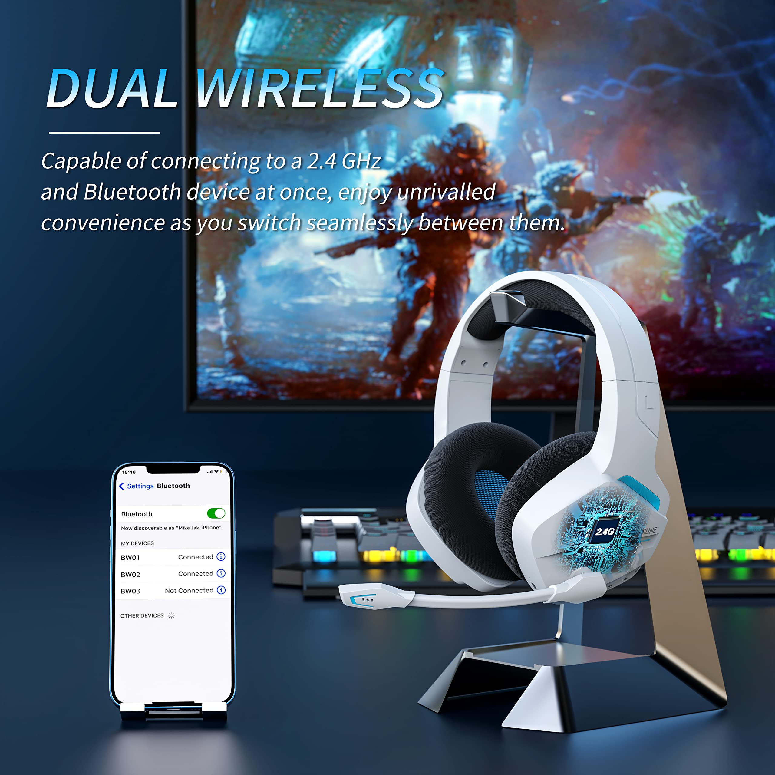 BINNUNE BW01 Gaming Headset wi - огляд і ціна Venom Gaming Accessories