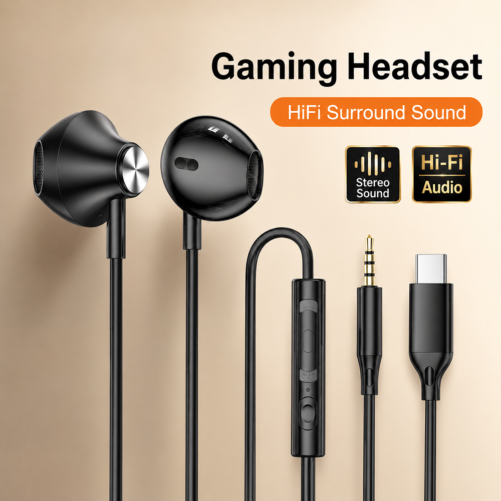 HiFi Surround Headphones Bass  - огляд і ціна Gaming Headphone Accessories