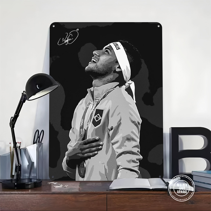 Neymar Jr. Portrait Poster Cus - огляд і ціна Vintage Gaming Accessories