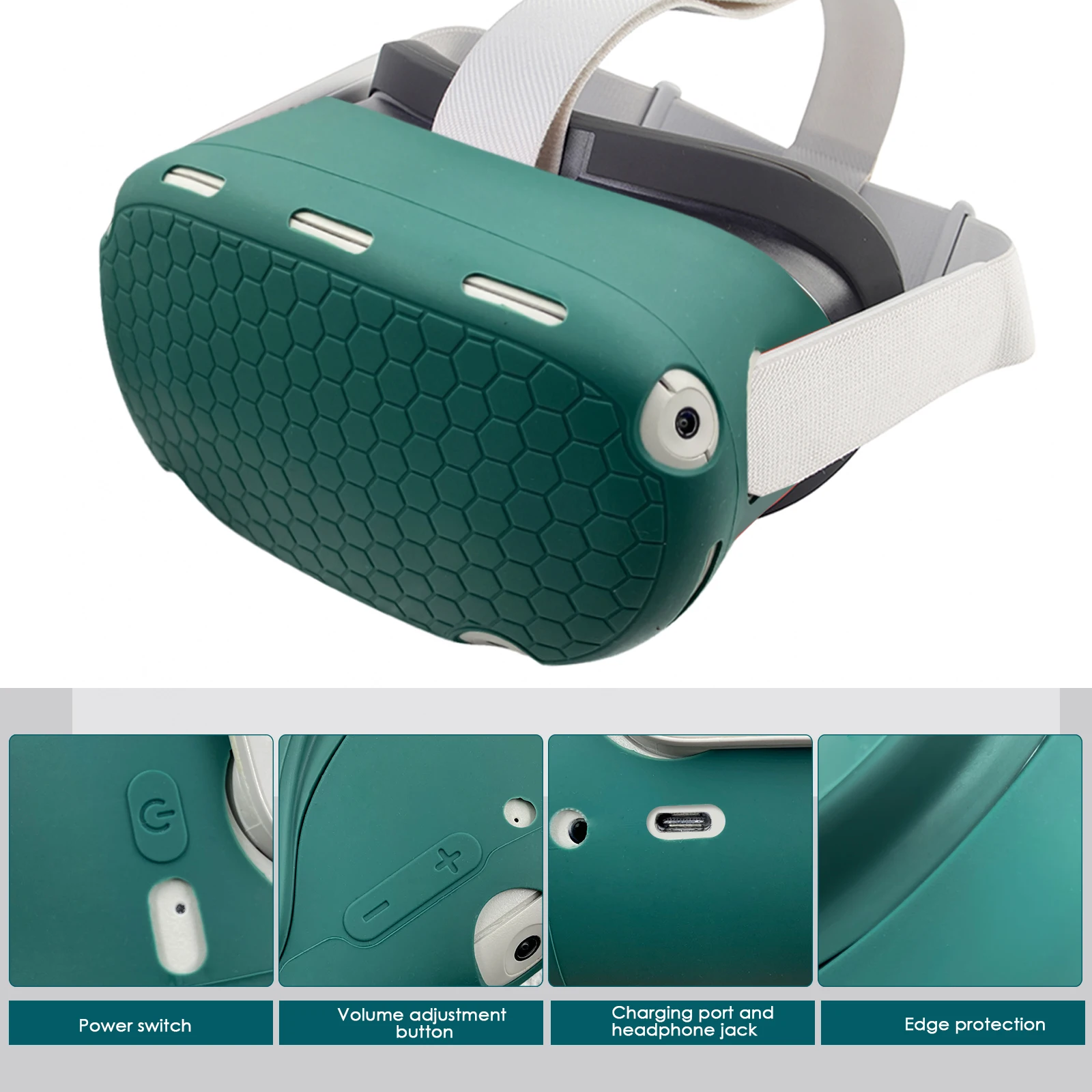 Silicone Protective Cover Shel - огляд і ціна Gaming Headphone Accessories
