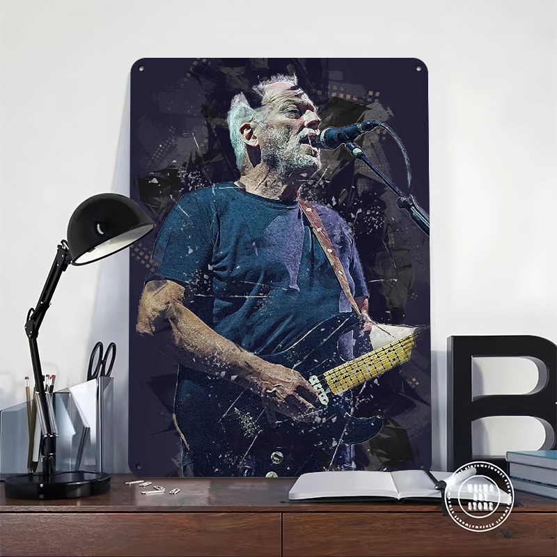 David Gilmour Metal Poster Cus - огляд і ціна Vintage Gaming Accessories