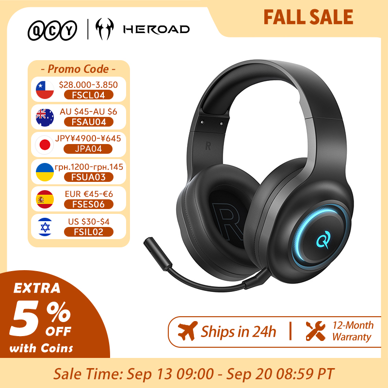 QCY Heroad V200 Gaming Headset - огляд і ціна Venom Gaming Accessories