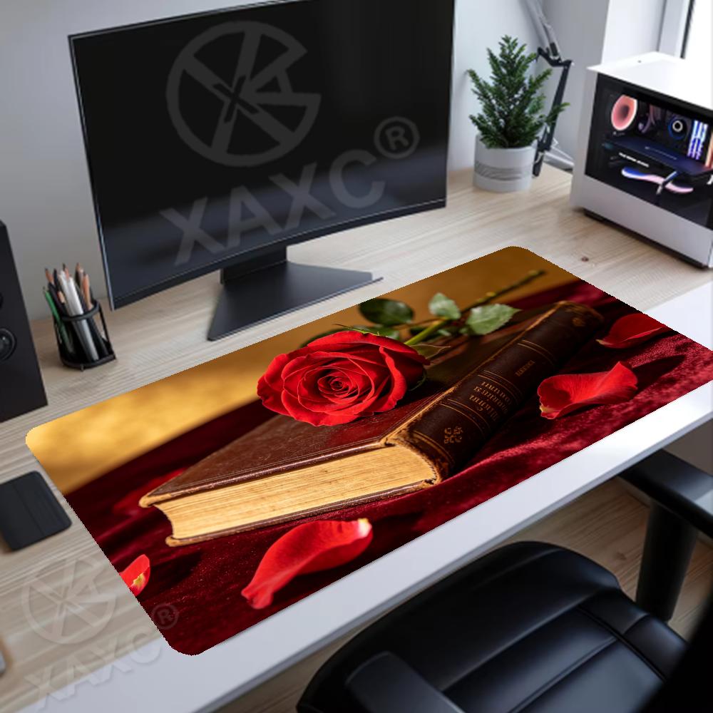 Vintage Rose & Book Desk Mat,  - огляд і ціна Vintage Gaming Accessories