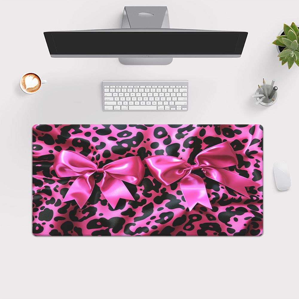 Brand Pink Leopard Bow Mousepa - огляд і ціна Gaming Accessories Brands