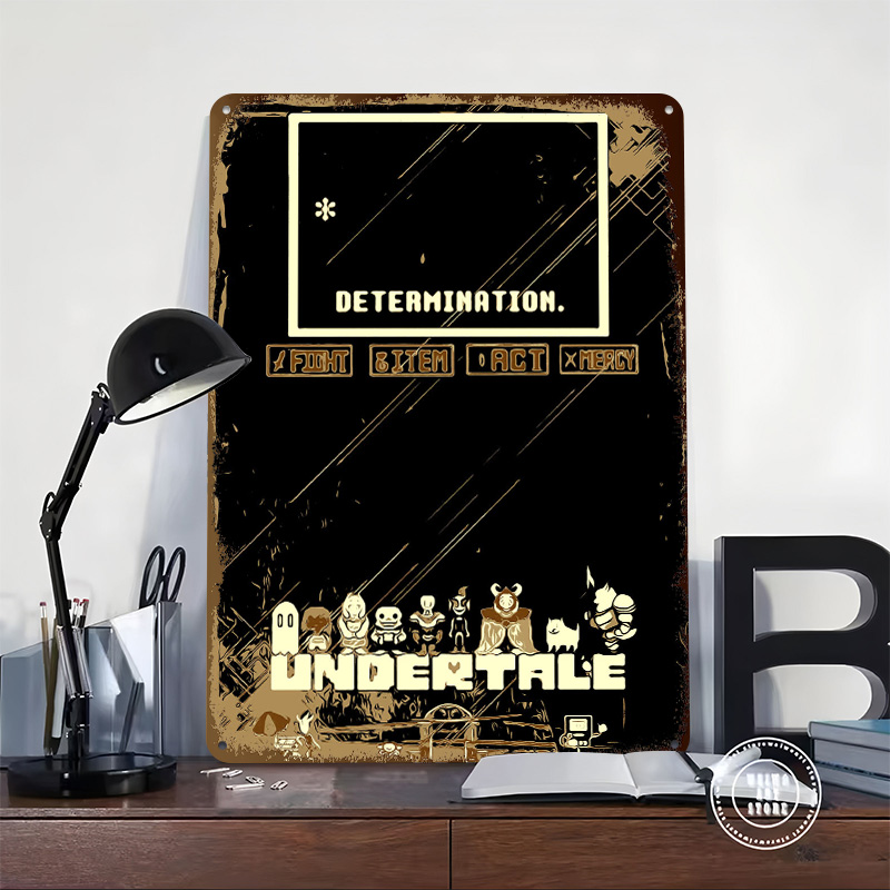 Undertale Metal Poster Custom  - огляд і ціна Vintage Gaming Accessories
