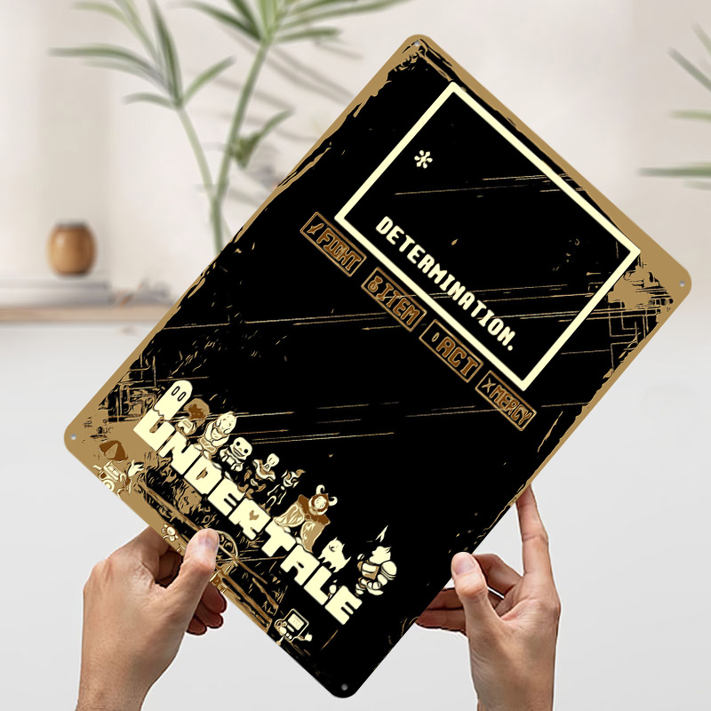 Undertale Metal Poster Custom  - огляд і ціна Vintage Gaming Accessories